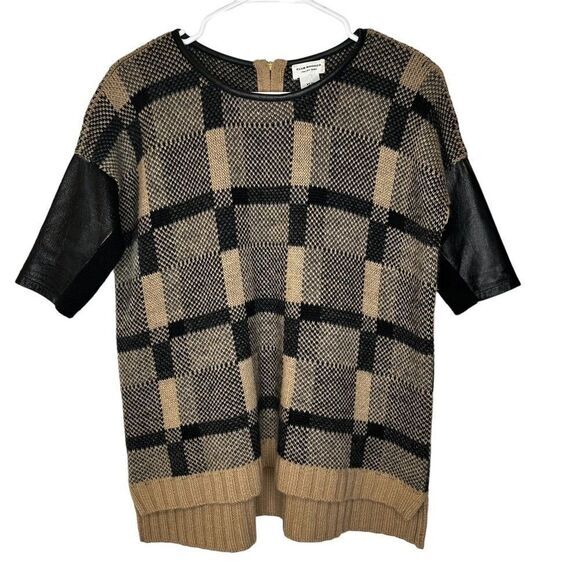 Club Monaco Italian yarn Women Brown Pullover Sweater XS‎ - Picture 1 of 8